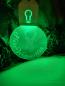 Preview: ChristbaumSchmuck rund "Hirsch modern" mit "Frohe Weihnachten" und LED